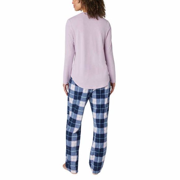 Eddie Bauer Ladies' 3-Piece Waffle Fleece Pajama Set - Picture 3 of 7